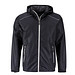 JAMES & NICHOLSON Herren Regenjacke Basic, Herren, schwarz, M