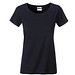 JAMES & NICHOLSON Damen T-Shirt Basic aus Bio-Baumwolle, schwarz, XL