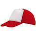 5-Panel-Cap Breezy, Rot/Weiß