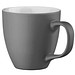 Porzellantasse Lorena, 450 ml, grau
