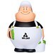 Herr Bert® Anti-Stress-Figuren Maler Bert mit Cap, schwarz/weiß