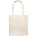 Tasche aus fair gehandelter Baumwolle natur, lange Henkel
