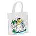 Kinder-Einkaufstasche zum Ausmalen, weiß