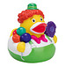 Schnabels® Bade-Ente Clown, gelb/grün