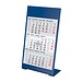 Geiger-Notes 3-Monats-Tischkalender aus Metall 2026/2027, blau