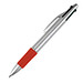 Vierfarb-Kugelschreiber Quattro, rot/silber