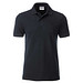 JAMES & NICHOLSON Herren Poloshirt Basic Bio BW, schwarz, M