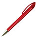 burger swiss pen® Drehkugelschreiber Beo-Brilliant, blaue Mine, rot-transparent