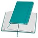 A5 Notizbuch aus Recyclingpapier , türkis