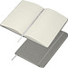Notizbuch mit Kartonumschlag, DIN A5, grau