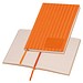 A5 Notizbuch mit Softcover, orange