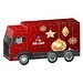Adventskalender LKW, share Schokotäfelchen, Christbaumkugeln Gold