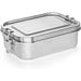 ALLSPICE. Lunchbox. Robuste luftdichte Box aus (90% recyceltem) 750 mL, Satinsilber