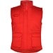 Almanzor Vielseitige Thermo Arbeitsweste mit hohem Kragen, rot, 2XL