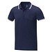 Amarago Polo mit abgesetztem Rand für Herren, navy, L
