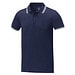 Amarago Polo mit abgesetztem Rand für Herren, navy, XL