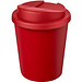 Americano® Espresso Eco 250 ml recycelter Isolierbecher mit auslaufsicherem Deckel, rot