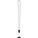 Anser Smartphone Lanyard aus recyceltem Kunststoff mit 27 W 5-in-1 integriertem Kabel, schwarz