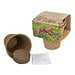 Anzucht-Set mit Samen, Ostern, Sommerblumenmischung, 1-seit. Druck