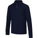 Apollo 245 g/m² Langarm Poloshirt Unisex mit Reißverschluss, navy, M