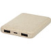 Asama 5000 mAh Powerbank aus Weizenstroh, beige