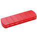 Pillendose 7-Tage, rot