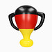 Aufblasbarer Pokal Deutschland, Deutschland-Farben