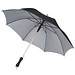 Automatik Alu-Stockschirm, Schwarz/Silber