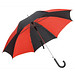 Automatik-Stockschirm, Schwarz/Rot