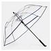 Automatischer Windproof-Stockschirm VIP,, blau, transparent