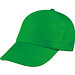 AZO-freie 5 Panel Baumwoll-Baseball-Cap, grün