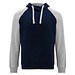 Navy Blue / heather grau