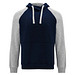 Navy Blue / heather grau