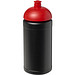 Baseline Plus Sportflasche mit Stülpdeckel, 500 ml, schwarz,rot Baseline Plus Sportflasche mit Stülpdeckel, 500 ml, schwarz,rot