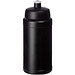 Baseline® Plus 500 ml Sportflasche, schwarz/schwarz