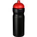 Baseline Plus Sportflasche mit Kuppeldeckel, 650 ml, schwarz,rot Baseline Plus Sportflasche mit Kuppeldeckel, 650 ml, schwarz,rot