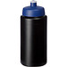Baseline Plus grip Sportflasche mit Sportdeckel, 500 ml, schwarz,blau