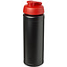 Baseline Plus grip Sportflasche mit Klappdeckel, 750 ml, schwarz/rot Baseline Plus grip Sportflasche mit Klappdeckel, 750 ml, schwarz/rot