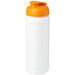 Baseline® Plus grip 750 ml Sportflasche mit Klappdeckel, weiss,orange Baseline® Plus grip 750 ml Sportflasche mit Klappdeckel, weiss,orange