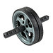 Bauchmuskeltrainer SPORT WHEEL,grau, schwarz