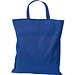 Baumwolltasche mit kurzen Henkeln, blau