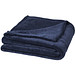 SEASONS Plaid-Decke Bay aus extraweichem Coral-Fleece, dunkelblau