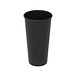 Kaffeebecher ToGo, 400 ml, schlichtes schwarz