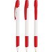 BIC® Media Clic Grip Ecolutions® Kugelschreiber Weiß/Rot Blaue Tinte