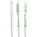 BIC® Super Clip Ecolutions® ballpen Weiß Recycelt Blaue Tinte