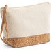 BLANCHETT. Kulturtasche aus 100% Baumwolle und Kork, Naturhell