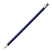 Bleistift mit Radiergummi, blau Bleistift mit Radiergummi, blau