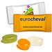 Bonbons im Flowpack, 3 g, Tutti-Frutti, Folie transparent, inkl. Druck
