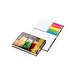 Geiger-Notes Haftnotiz-Set Brüssel Book Cover White Bestseller gloss, inkl. Druck auf Einband, Haftnotizen unbedruckt weiß