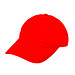 5-Panel-Cap Brushed Promo, rot